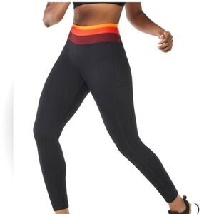 Women’s Color Band activewear Leggings workout yoga gym size XS.